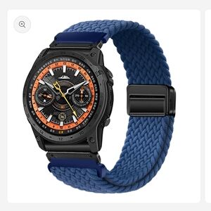 NWOT Baool Magnetic Nylon Smartwatch Band, 22mm, Blue